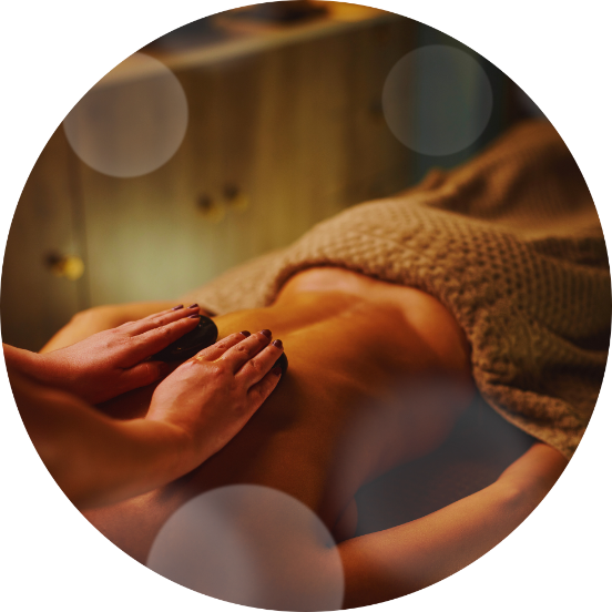 Foto von Rückenmassage